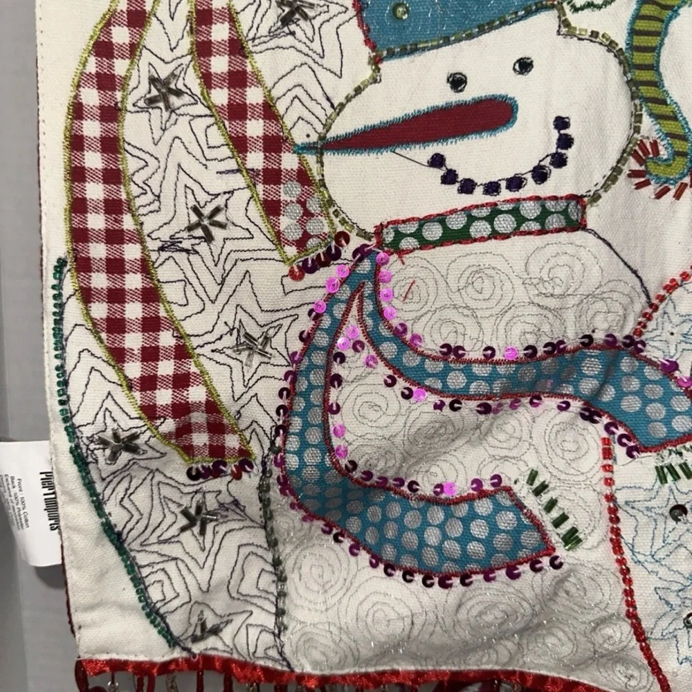 Pier 1 Imports Colorful Embroidered Table Runner 13